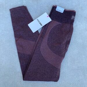 PINK Victoria's Secret Maroon Leggings